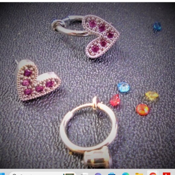 Clip on huggie Hoops, Convert/ Turn Studs into Clip on hoops, NO PIERCE - Picture 3 of 7